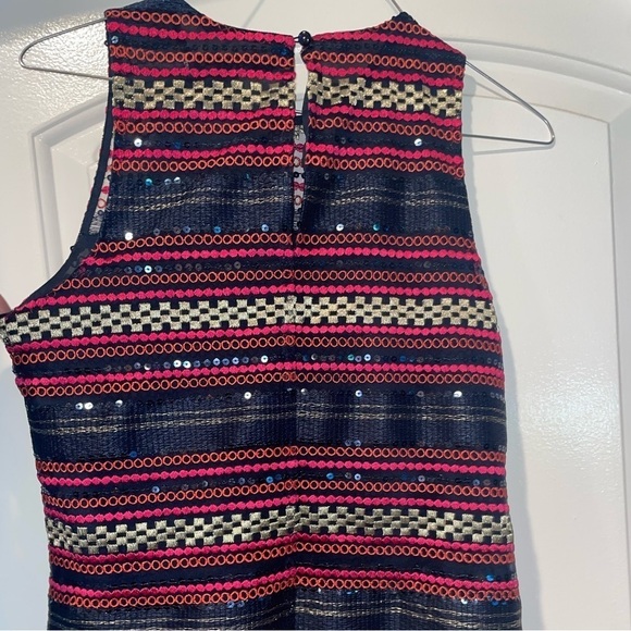 Trina Turk Purple Pink Sleeveless Sequin Top 💕 Size 2 - Picture 6 of 9